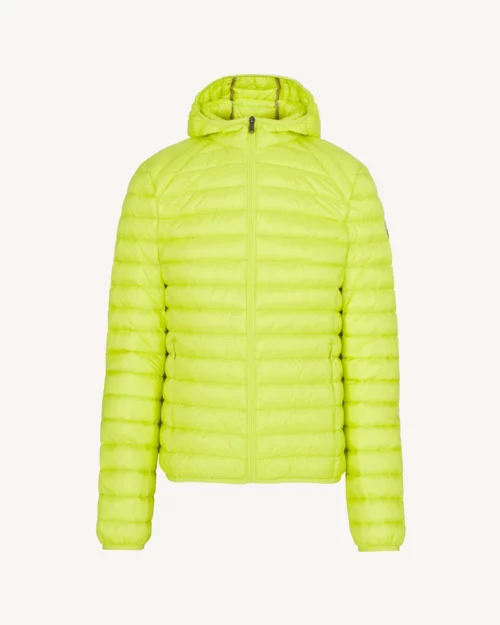 Nico Acid Green Lightweight Hooded Down Jacket